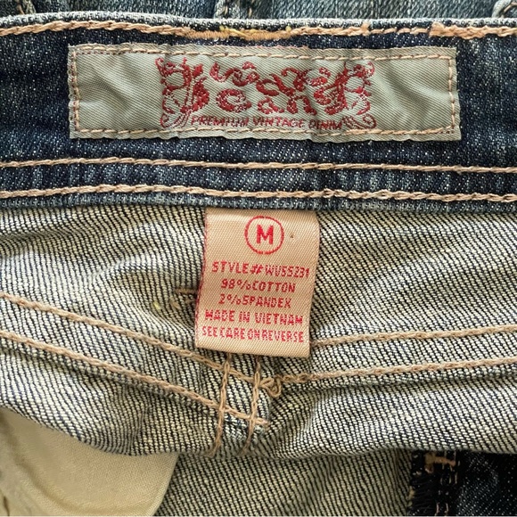 Wax Jeans Distressed Denim Mini Skirt - Picture 8 of 13